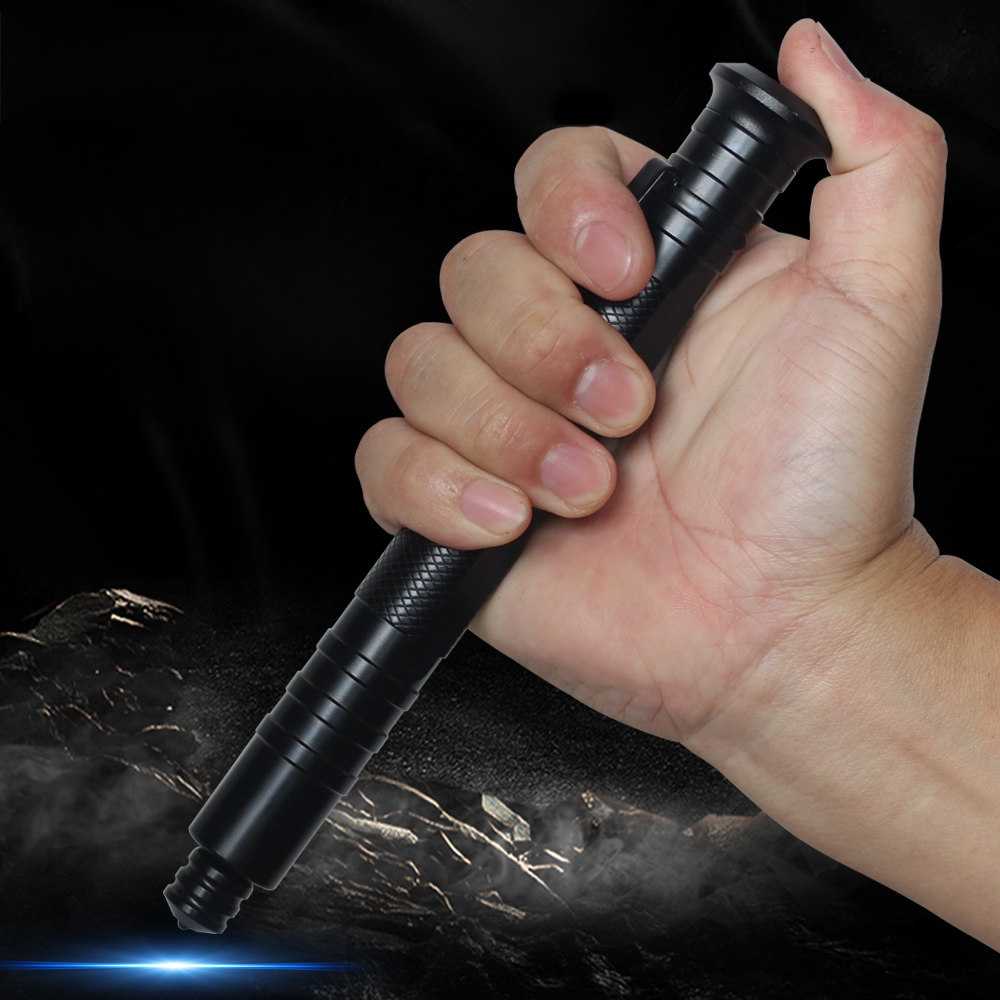 Telescopic Self-Defense Baton - 3-Section Extendable Tactical EDC Carry Tool