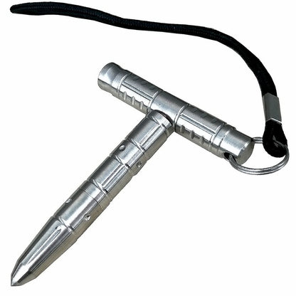 304 Stainless Steel Tactical Pen - Push Dagger Transformer Tungsten Glass Breaker