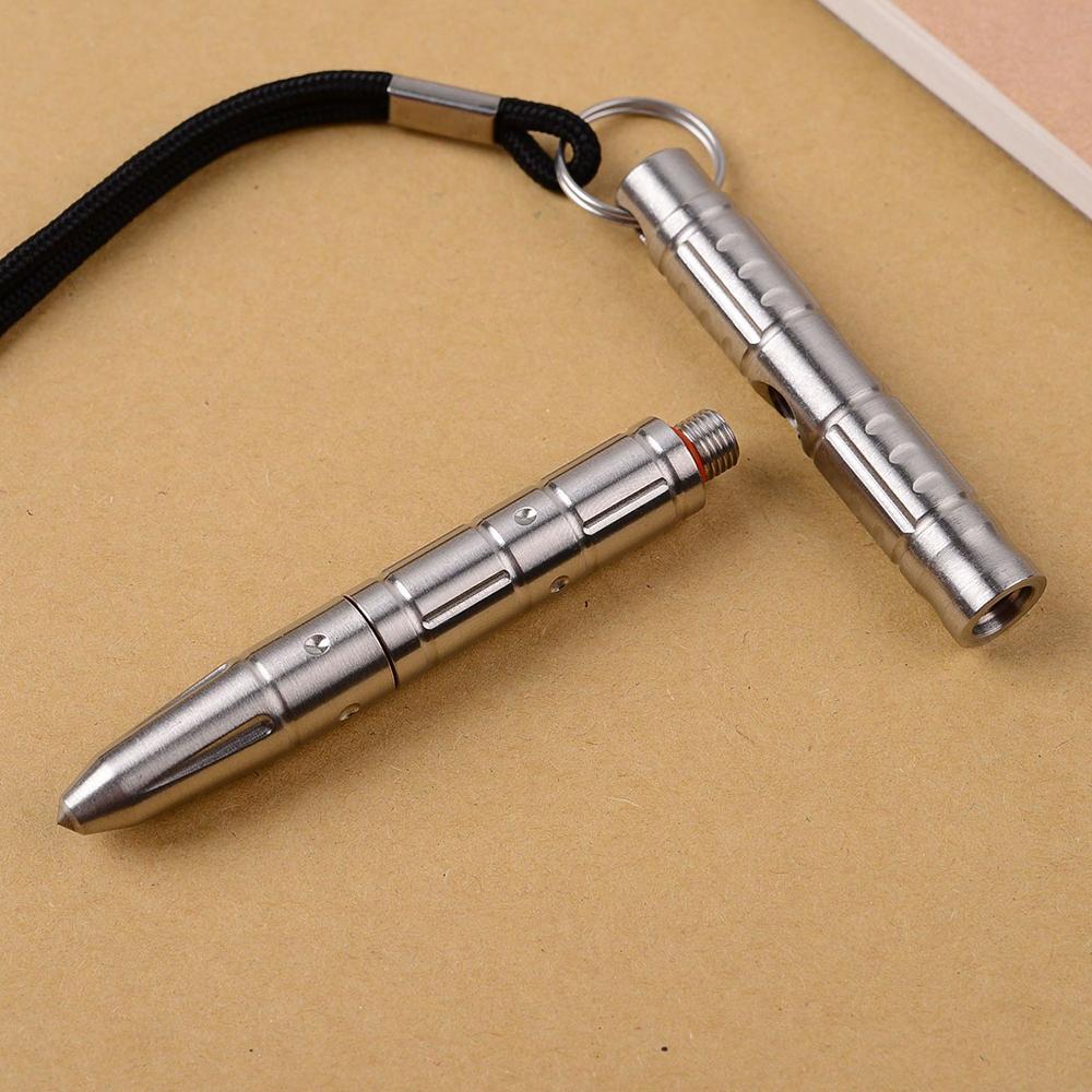 304 Stainless Steel Tactical Pen - Push Dagger Transformer Tungsten Glass Breaker