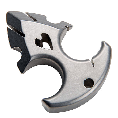 TC4 Titanium Ultra-Thick Push Dagger Knuckle Ring - Sandblasted 15mm Lightweight