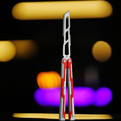 Armed Shark Ajax Balisong Trainer - G10 Aluminum Butterfly Trainer Knife
