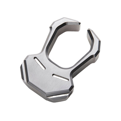 304 Stainless Steel Tuning Fork Single EDC Knuckle - Musical Self Defense Ring