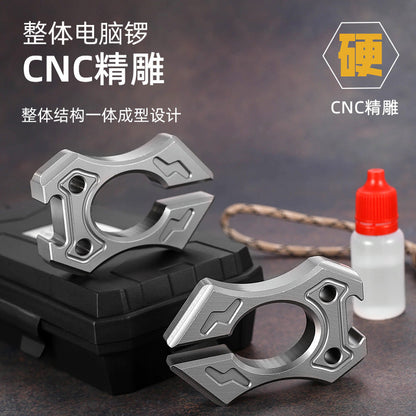 Shocking Thunder 3Cr13 Stainless Steel Single Finger Knuckle Bottle Opener