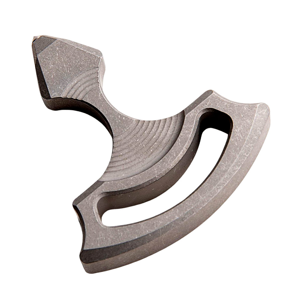 TC4 Titanium Micro Spiked Knuckle Ring - Ultra-Lightweight 23g Compact EDC