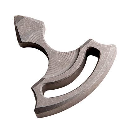 TC4 Titanium Micro Spiked Knuckle Ring - Ultra-Lightweight 23g Compact EDC