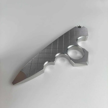Tactical Baton – T-Bar Dual Head Window Breaker 2CR14 Steel CNC Self Defense EDC