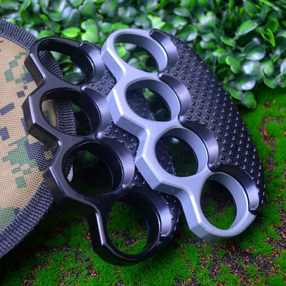 High-Strength Steel Extreme-Thick 25mm Four Finger Knuckle - Tactical Grip Pads