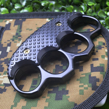 High-Strength Steel Extreme-Thick 25mm Four Finger Knuckle - Tactical Grip Pads