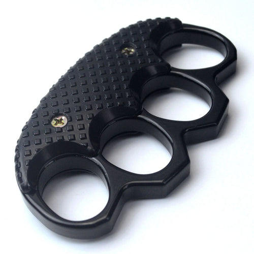 High-Strength Steel Extreme-Thick 25mm Four Finger Knuckle - Tactical Grip Pads