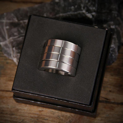 304 Stainless Steel Folding Knuckles - Four Finger Transformable Security Friendly