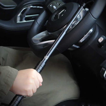 Telescopic Self-Defense Baton - 3-Section Extendable Tactical EDC Carry Tool