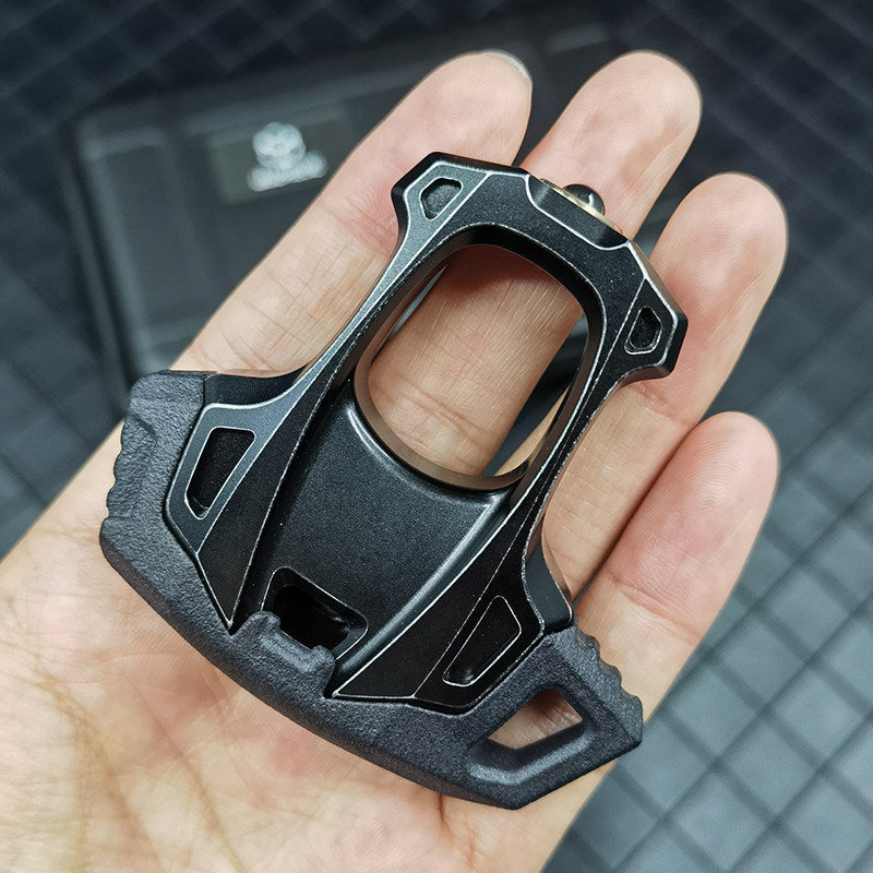 Knuckle Duster – 7075 Aluminum Window Breaker Palm Rest Paracord EDC Self Defense