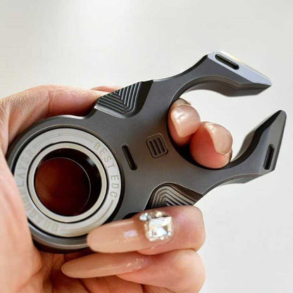 Brass Knuckles Titanium TC21 Single Finger Self-Defense EDC Knuckle Duster Ring
